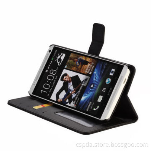 PU wallet case for HTC one max